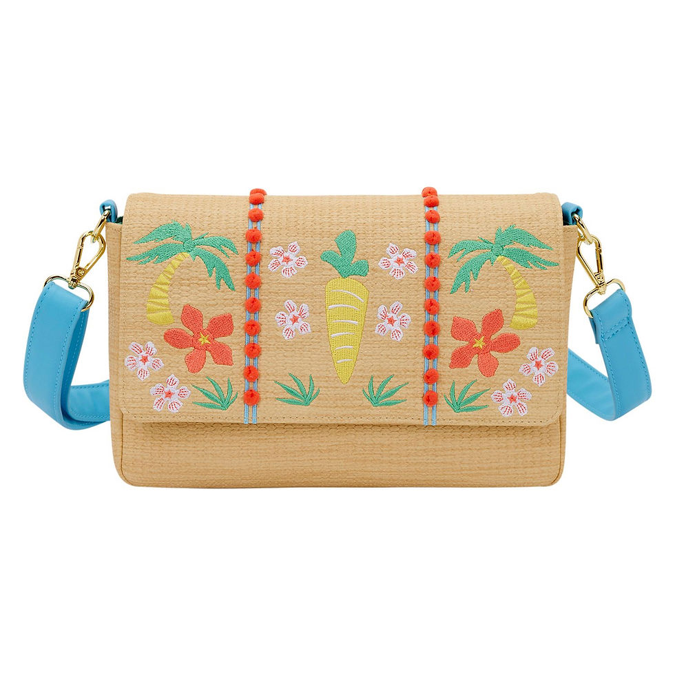 Disney Zootopia 2 woven tropical charm crossbody bag by Loungefly