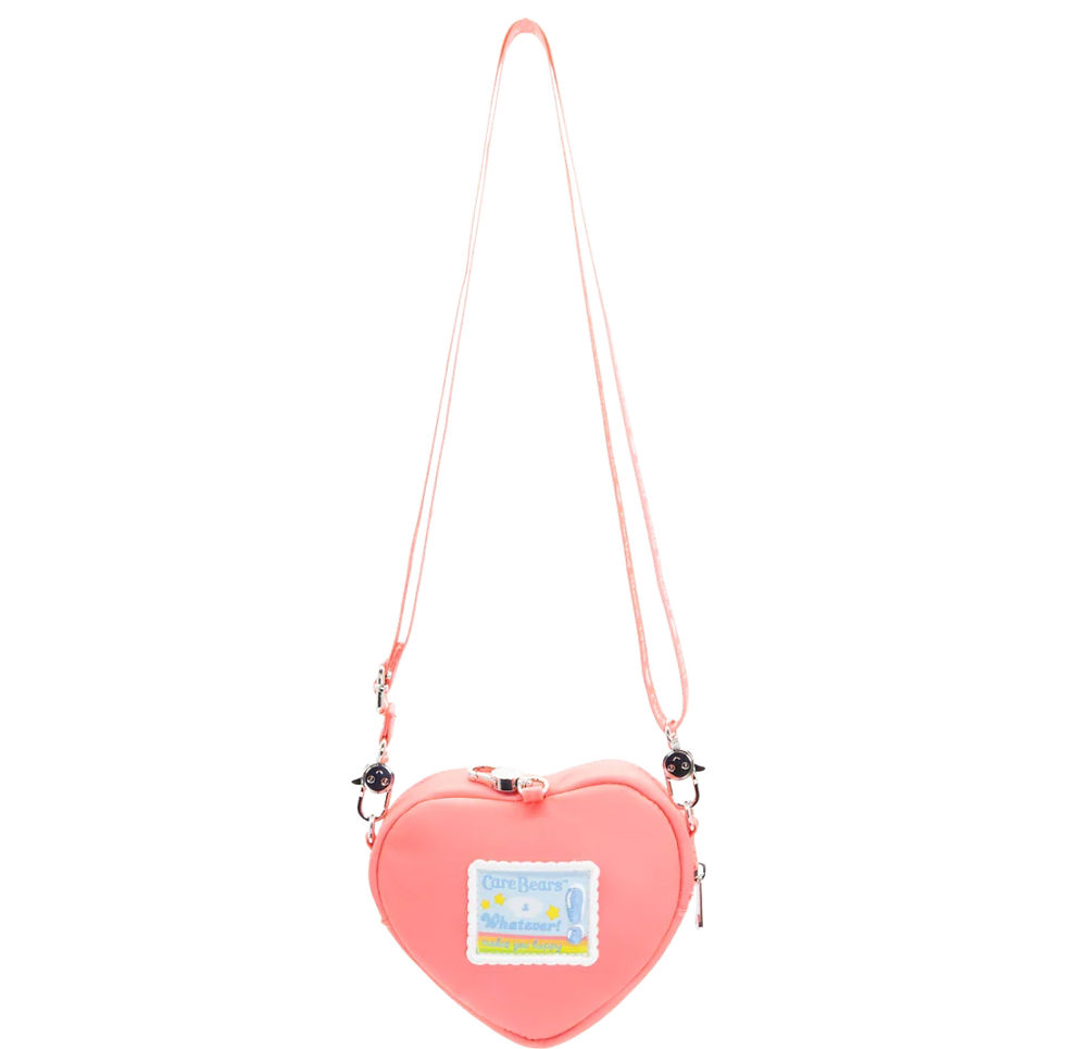 Thumbnail: Care Bears Caring Meter Padded Nylon Crossbody Bag