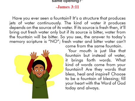 A Fountain of Blessing