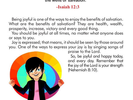 BE JOYFUL ALL THE TIME