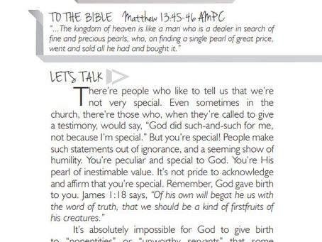 GOD'S PRECIOUS PEARL