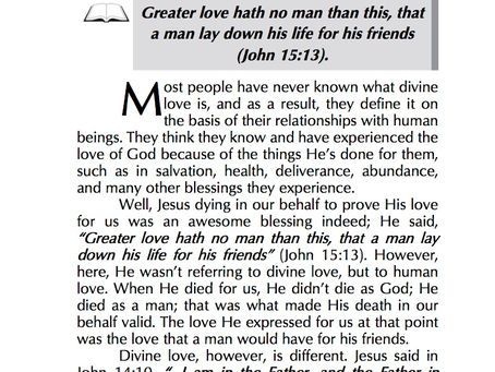 LOVE BEYOND THE CROSS