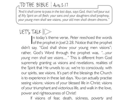 ENVISION THE BLESSED LIFE