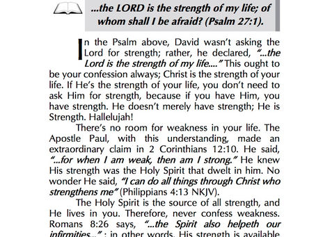 HE'S YOUR STRENGTH