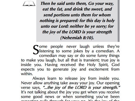 JOY FROM WITHIN
