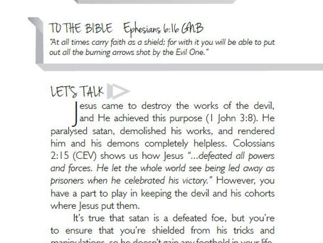 YOUR WEAPON OF DEFENCE