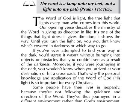 HE LEADS US IN HIS LIGHT