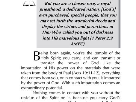 HIS POWER THROUGH YOU