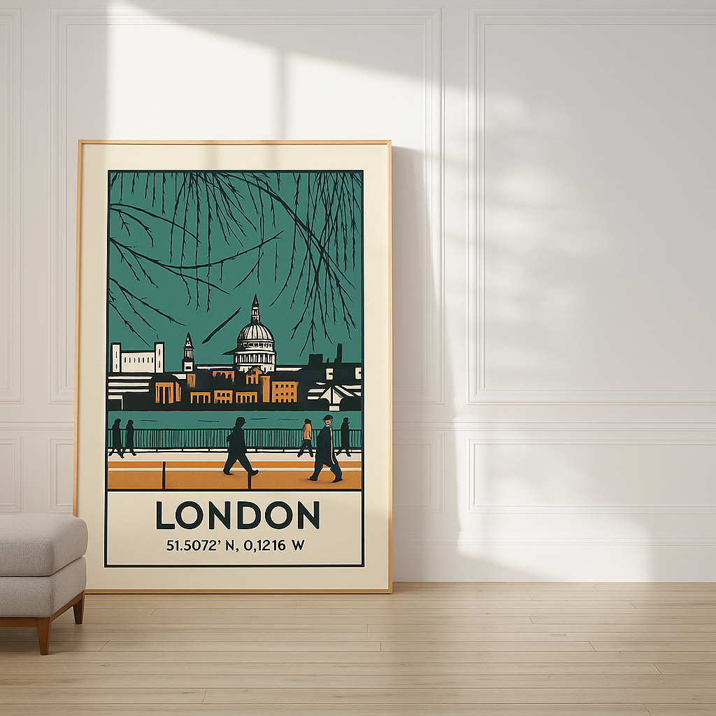 St Paul's Cathedral – London Travel Poster