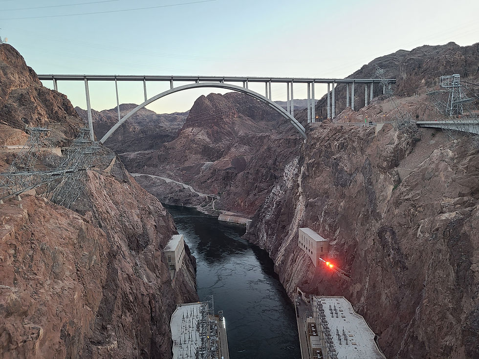 The Hoover Dam at Nevada/Arizona border