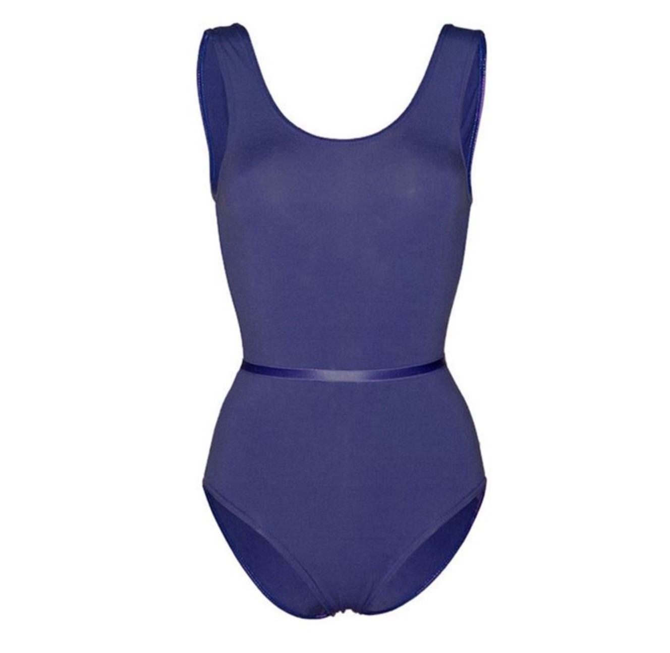 Catherine Navy Cotton Lycra Leotard