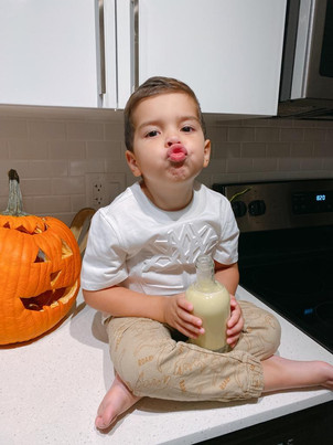 Leche semillas de calabaza.