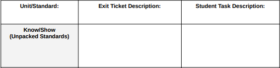 Thumbnail: Exit Ticket-Student Task Analysis Tool