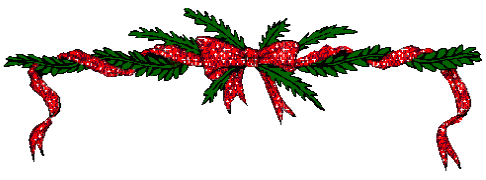 girlande noël noeud scintillante