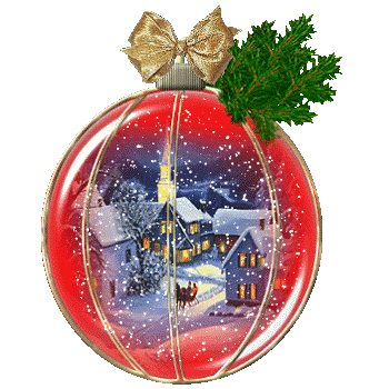 boule de nöel scintillante