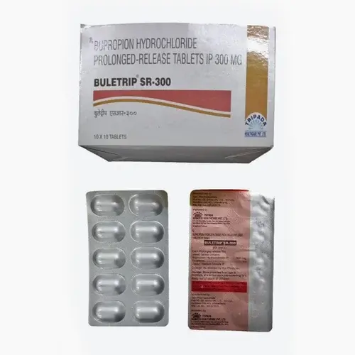 Buletrip SR 150mg Tablet contains Bupropion, an antidepressant used to treat depression and aid smoking cessation.