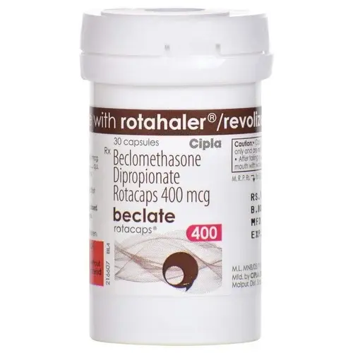 Beclate 400 Rotacaps (Beclometasone)