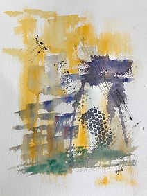 Regina E. Roland | Flux | Watercolor | UNITED STATES OF AMERICA