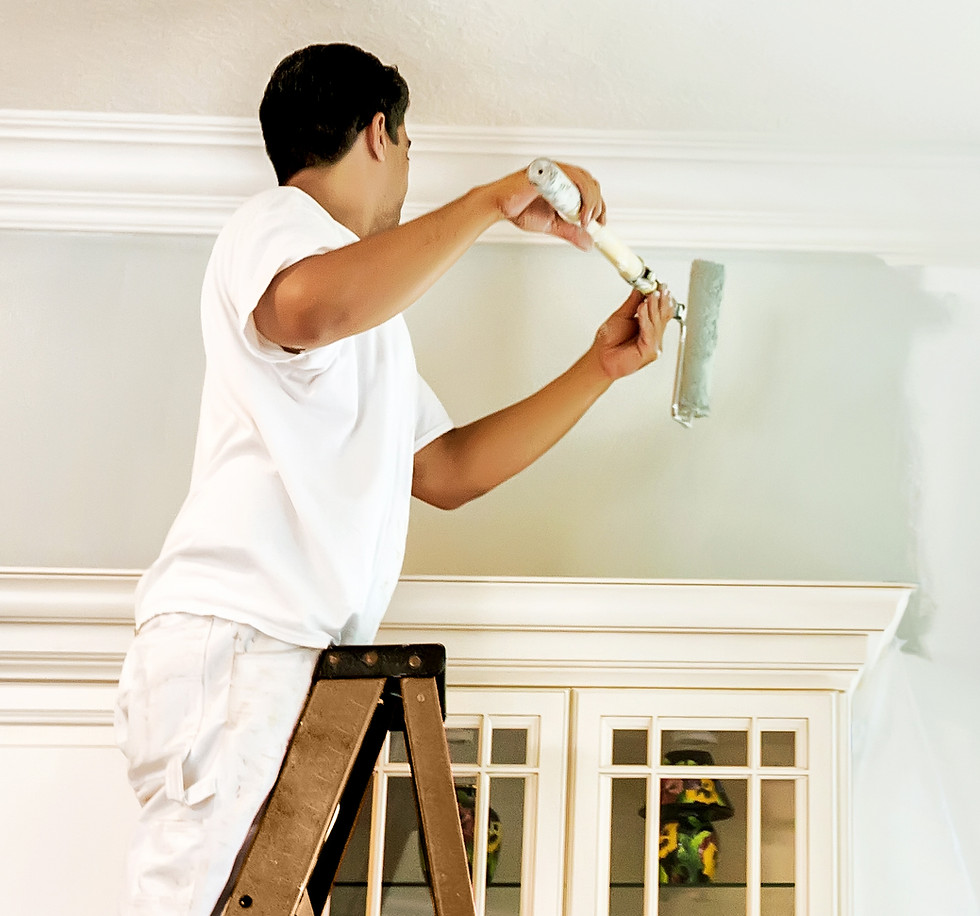 Interior remodeling trimming and painting.