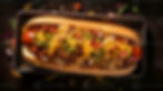 Loaded flat top hot dog image