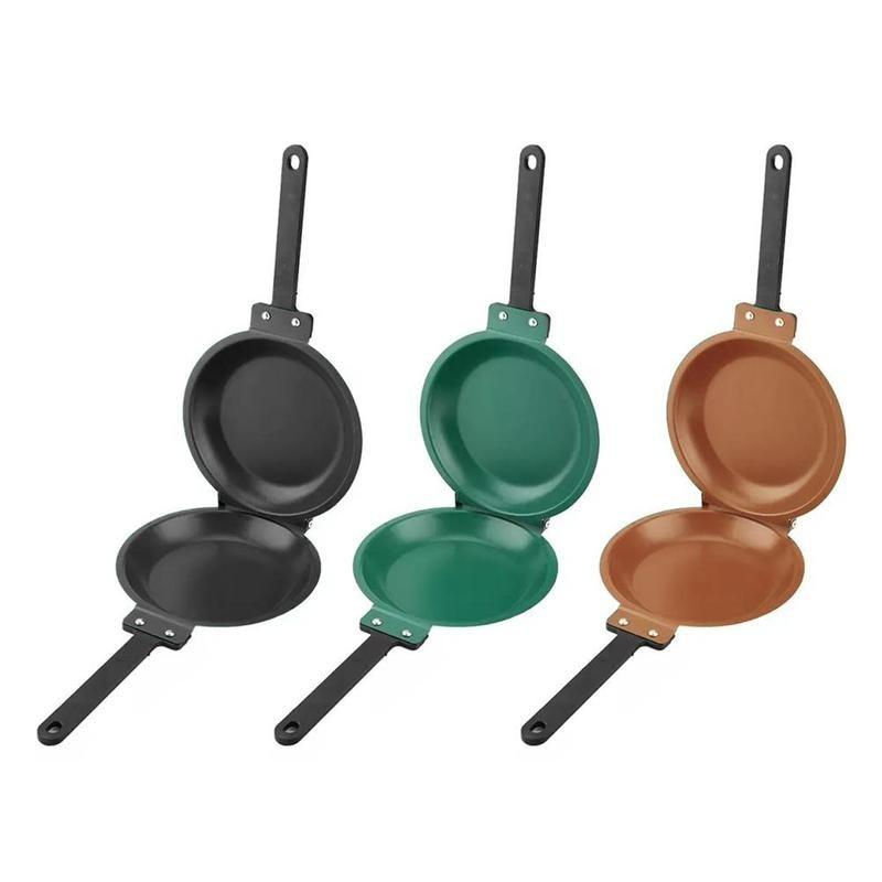 Thumbnail: ALUMINIUM DIE CASTING DOUBLE SIDED FRYING PANS