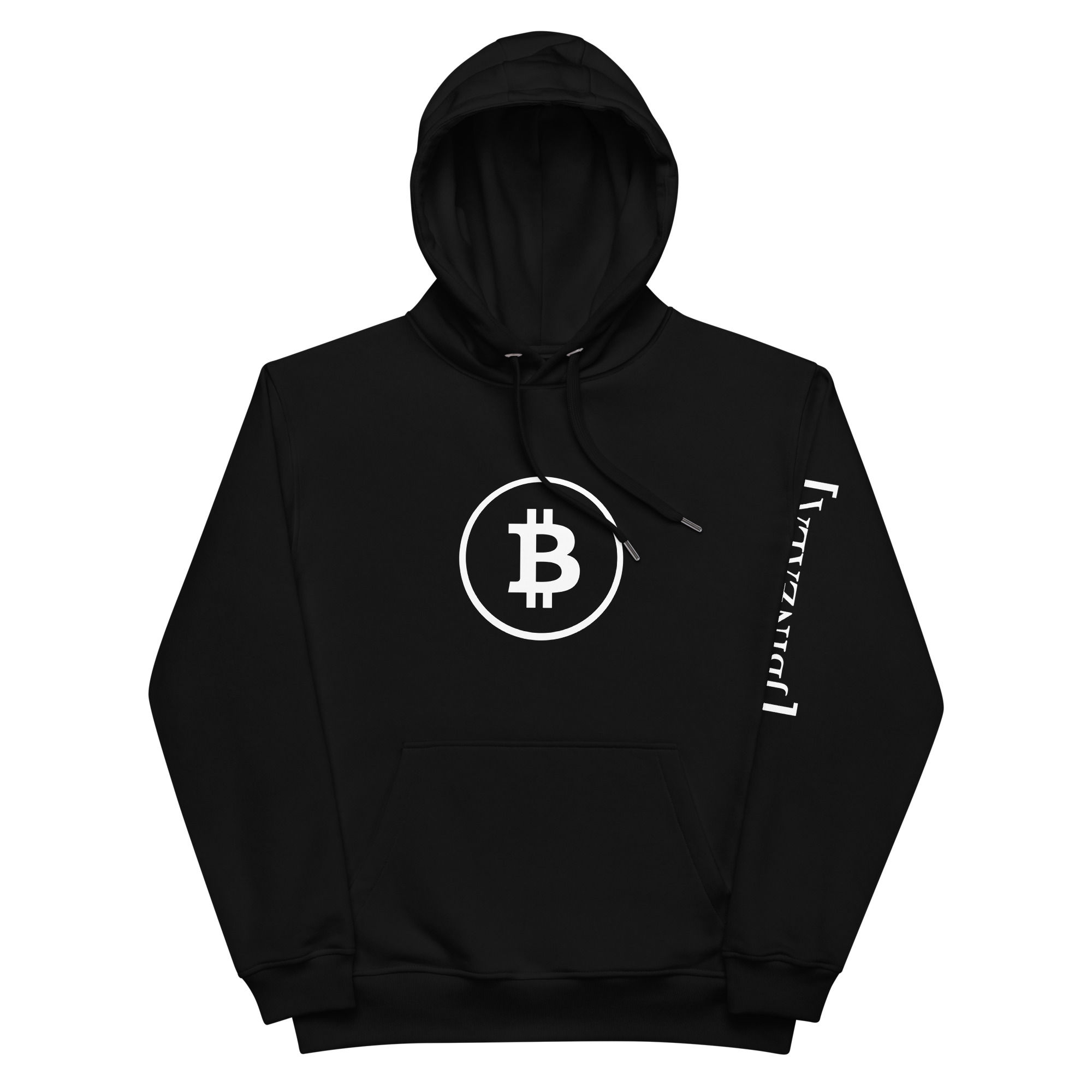 WHITE BITCOIN - LEGACY HODLER - PRINTED Premium Eco Hoodie