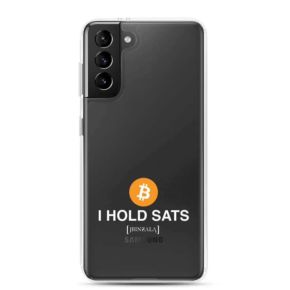 Thumbnail: I HOLD SATS - Clear Case for Samsung®
