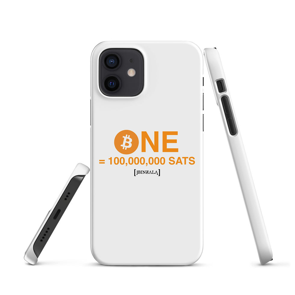 Thumbnail: 1 BTC = 100M SATS - Snap Case for iPhone®