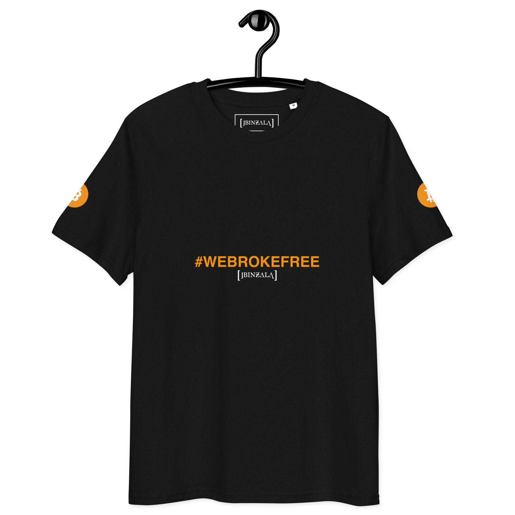 #WEBROKEFREE - PRINTED - Unisex Organic Cotton T-Shirt