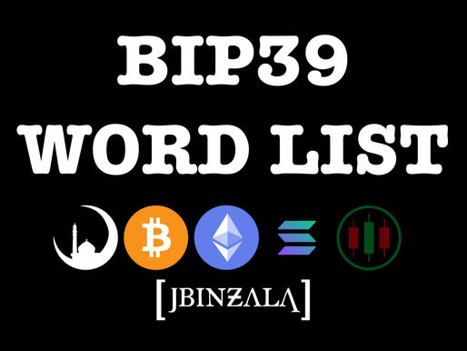 BIP39 WORD LIST