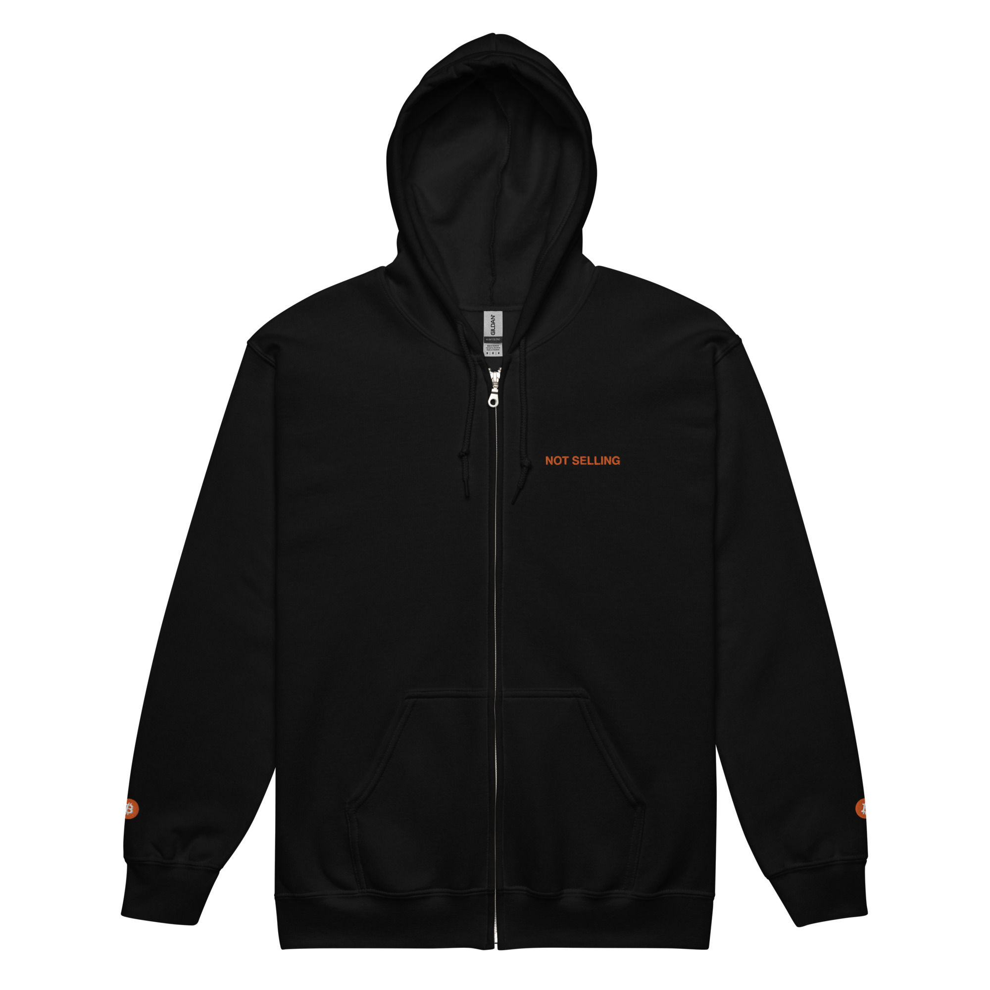 HODL - NOT SELLING Unisex Heavy Blend Zip Hoodie