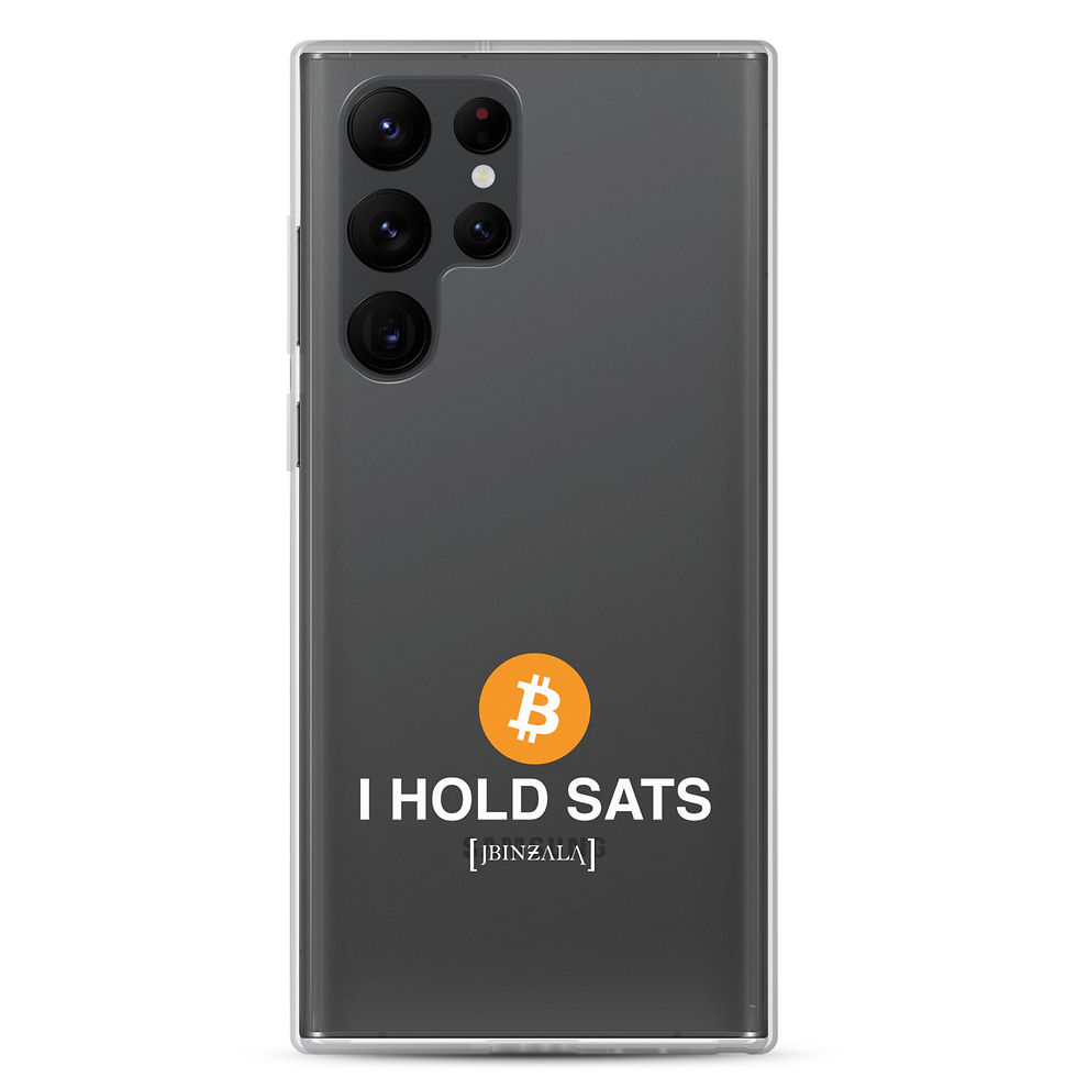 Thumbnail: I HOLD SATS - Clear Case for Samsung®
