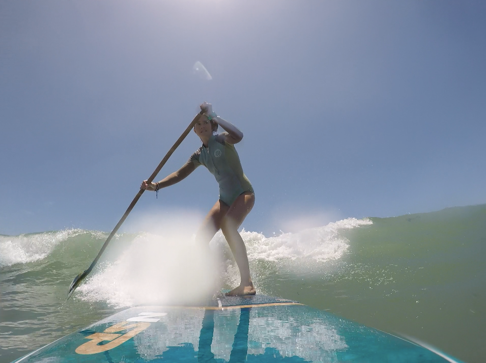NSP, Rebecca Parsons, Grasssticks DC Surf Wide, Surf sup, paddlexaminer, keep it green, doheny state beach, cocomat range, cocomat boards