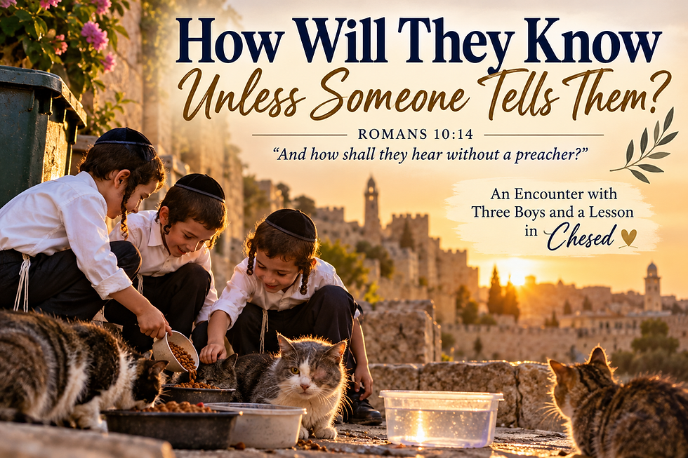 How Will They Know Unless Someone Tells Them?