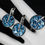 Thumbnail: Bellarri "Hava" 18K White Gold Swiss Blue Topaz Ring + Earrings