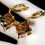 Thumbnail: Pre-Owned Bellarri "Mosaic" 18K YG Multi-Gem 2x2 Earrings