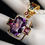 Thumbnail: Pre-Owned Bellarri "Flirtation" 18K YG Amethyst Multi-Gem Pendant