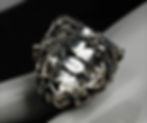 Thumbnail: Pre-Owned Barbara Bixby Sterling 18K Drusy Citrine Ring Sz 7.75
