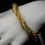 Thumbnail: Pre-Owned 18K YG Multi-Strand Fancy Link Textured Bracelet 21.4g 8"