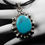 Thumbnail: Pre-Owned Mexico Taxco Sterling Silver Turquoise Pendant