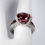 Thumbnail: Bellarri "La Petite" 18K White Gold, Pink Tourmaline & Diamond Ring