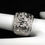 Thumbnail: Pre-Owned 14K WG 1.00ct Diamond Cigar Band Ring 9.1gms Sz 5.25