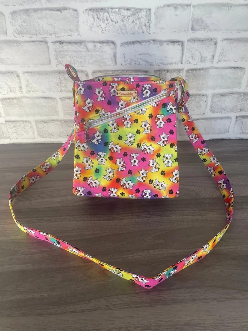 Tie Dye Cross Body Bag by Purrsnickitty