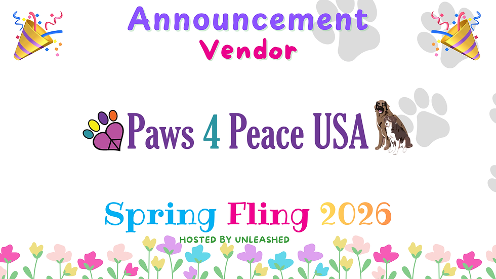 Paws 4 Peace Logo Banner