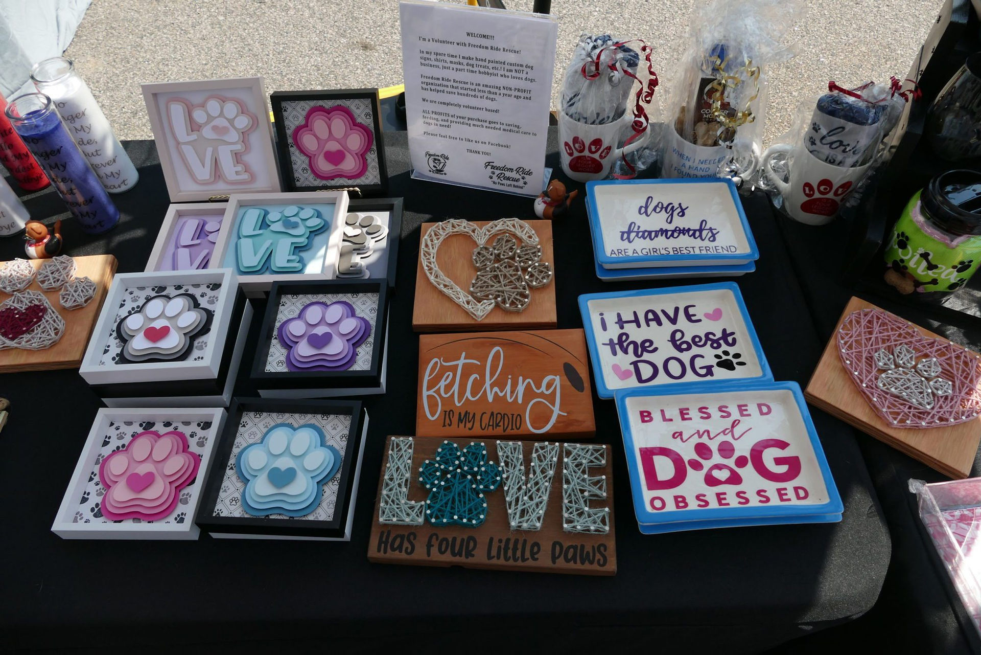 Pawsitive Creations Paw-Themed Plates