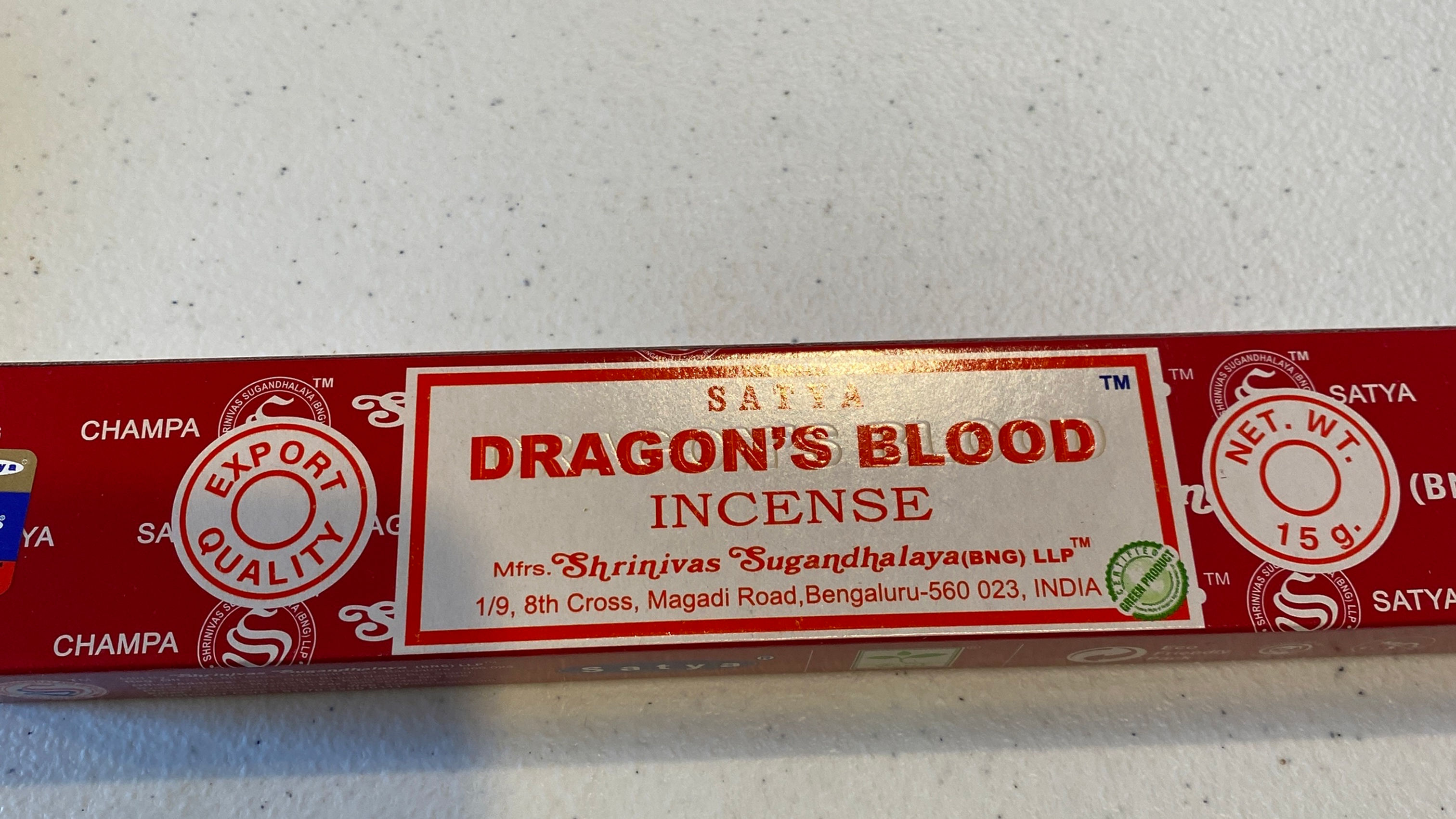 Satya Dragons Blood Incense Sticks 
