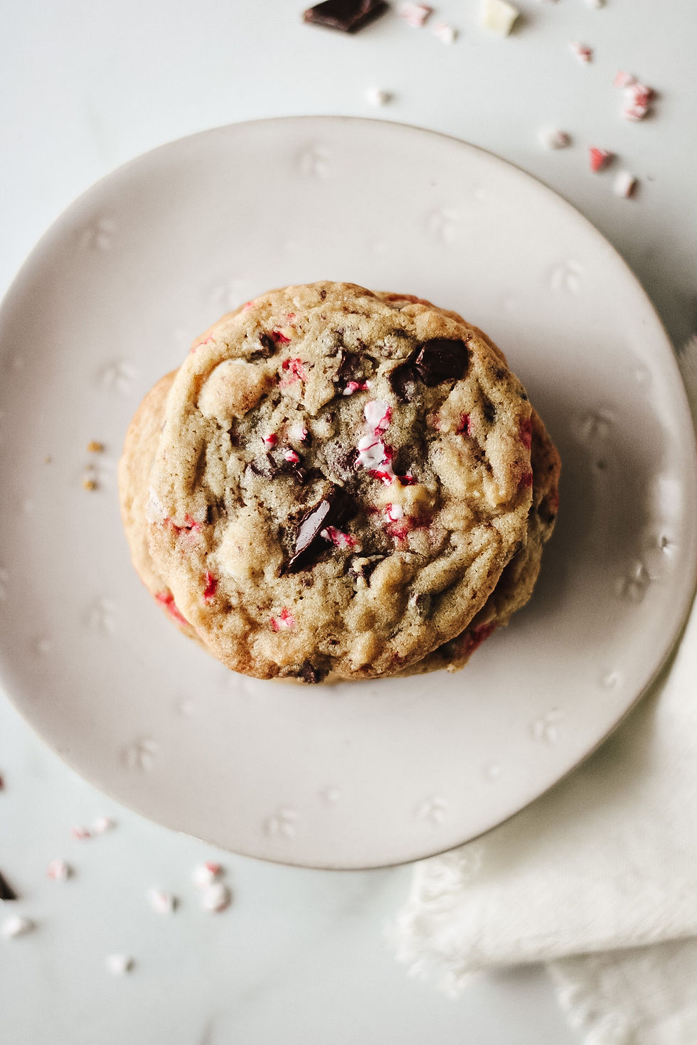 Peppermint Bark Cookies 