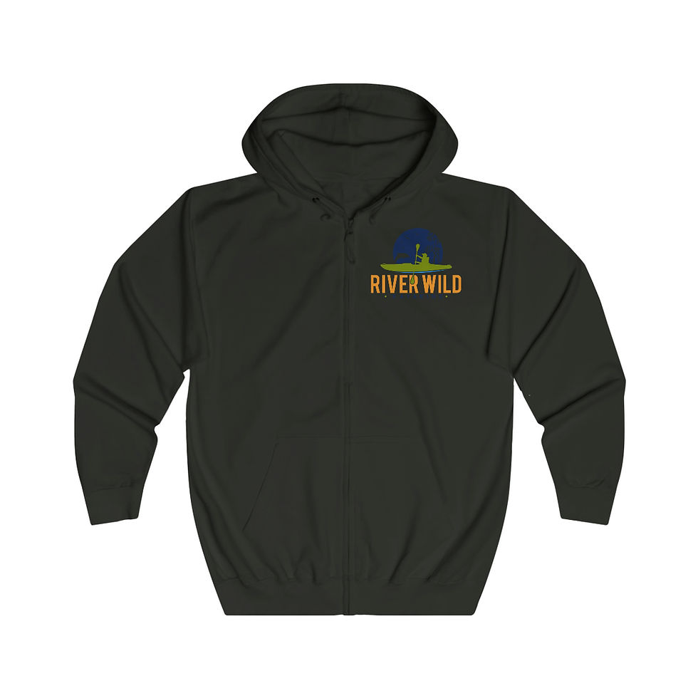 Thumbnail: Unisex River Wild Full Zip Hoodie