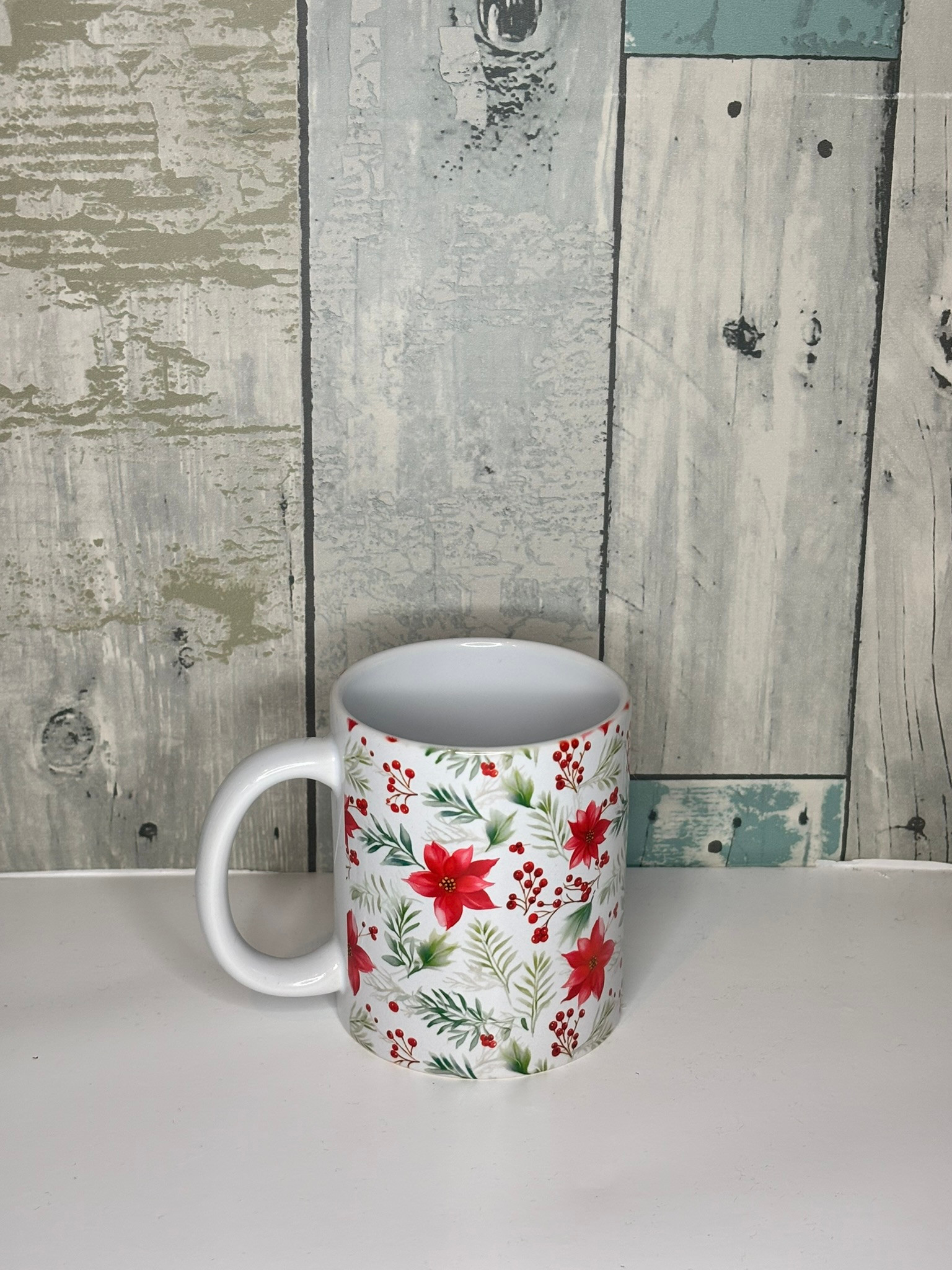 11oz Poinsettia Mug