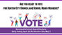 Make a plan to vote for officials who control our police, city streets, planning and building laws, and schools              April 22-29 and May 2